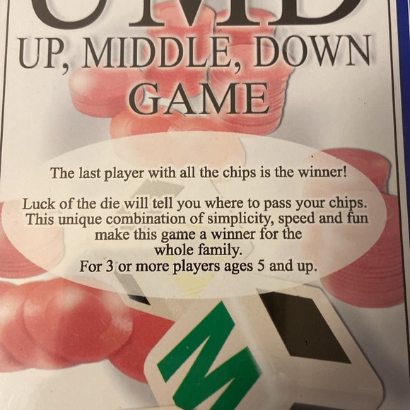 Cardinal Games UMB Up, Middle, Down New Game - Picture 3 of 5